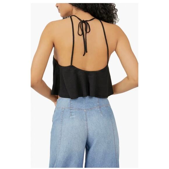 NWT FREE PEOPLE LONG WEKEEND KNIT HALTER TOP WOMEN'S SIZE M - Picture 1 of 5